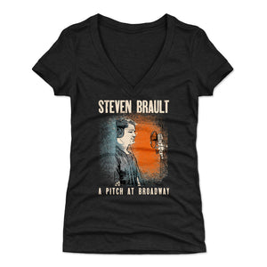 Steven Brault Women's V-Neck T-Shirt | 500 LEVEL